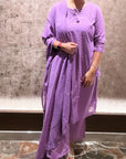 Lavender Dreams Chikankari Cotton Kurta Suit Set by Vastra by Monty
