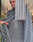 Geometric Print Cotton Kurta Set