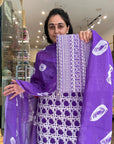 Floral Print Cotton Kurta Set