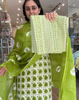 Floral Print Cotton Kurta Set