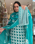 Floral Print Cotton Kurta Set
