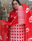 Floral Print Cotton Kurta Set