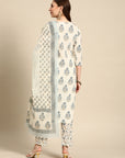 Printed pure cotton Kurta & Dupatta Set by Vastra by Monty