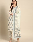Printed pure cotton Kurta & Dupatta Set by Vastra by Monty