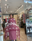 ALL OVER UNSTITCHED SUIT WITH DUPATTA