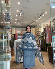 ALL OVER UNSTITCHED SUIT WITH DUPATTA