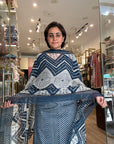 ALL OVER UNSTITCHED SUIT WITH DUPATTA