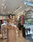 ALL OVER UNSTITCHED SUIT WITH DUPATTA
