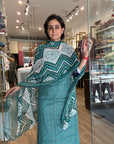 ALL OVER UNSTITCHED SUIT WITH DUPATTA
