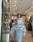 Festive Unstitched Cotton Fancy Suit
