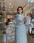Festive Unstitched Cotton Fancy Suit