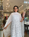 All-Over Cotton Suit with Chiffon Dupatta