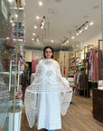All-Over Cotton Suit with Chiffon Dupatta