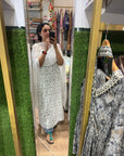 All-Over Cotton Suit with Chiffon Dupatta