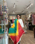Bandhini Silk dupatta
