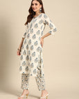 Printed pure cotton Kurta & Dupatta Set by Vastra by Monty