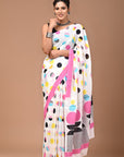 Polka dots saree