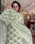 Elegant Handblock Printed Cotton Suit Set