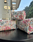 Handblocked-Quilted Cotton Pouch Set OF 3