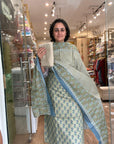 Elegant Handblock Printed Cotton Suit Set
