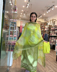 Elegant Floral Print Cotton Kurta Set