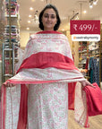 Fresh Floral Cotton Suit Sets