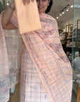 Elegant Floral Printed linen Kurti Set in Soft