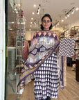Elegant Cotton Printed Suit Set with Lace & Mirror Work – Multiple Shades