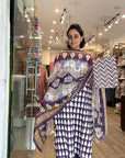 Elegant Cotton Printed Suit Set with Lace & Mirror Work – Multiple Shades