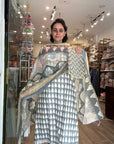 Elegant Cotton Printed Suit Set with Lace & Mirror Work – Multiple Shades