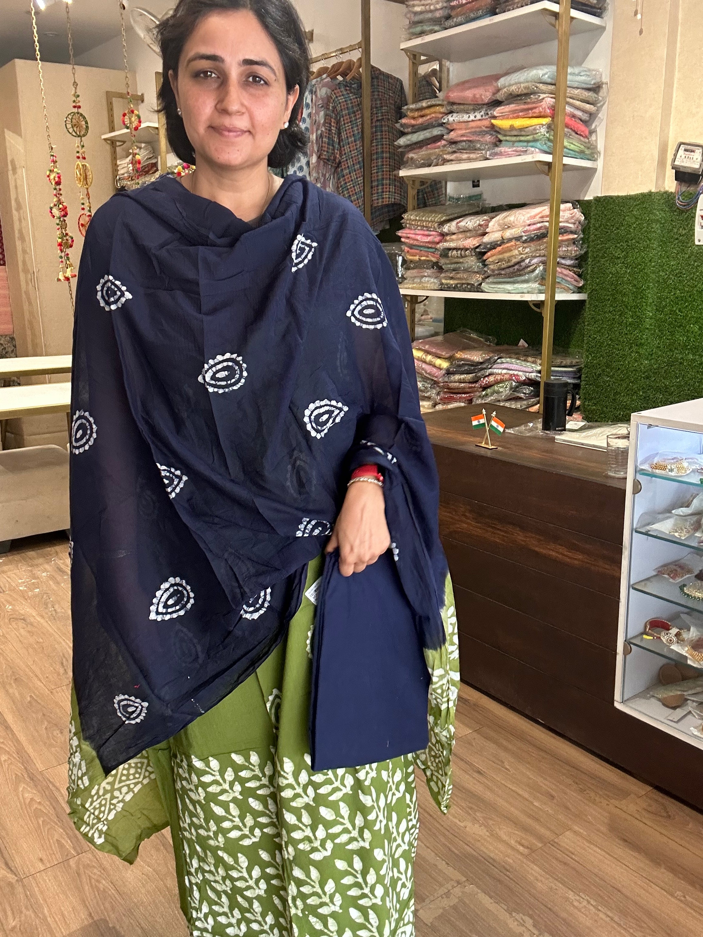 Bagru Print Cotton Suit