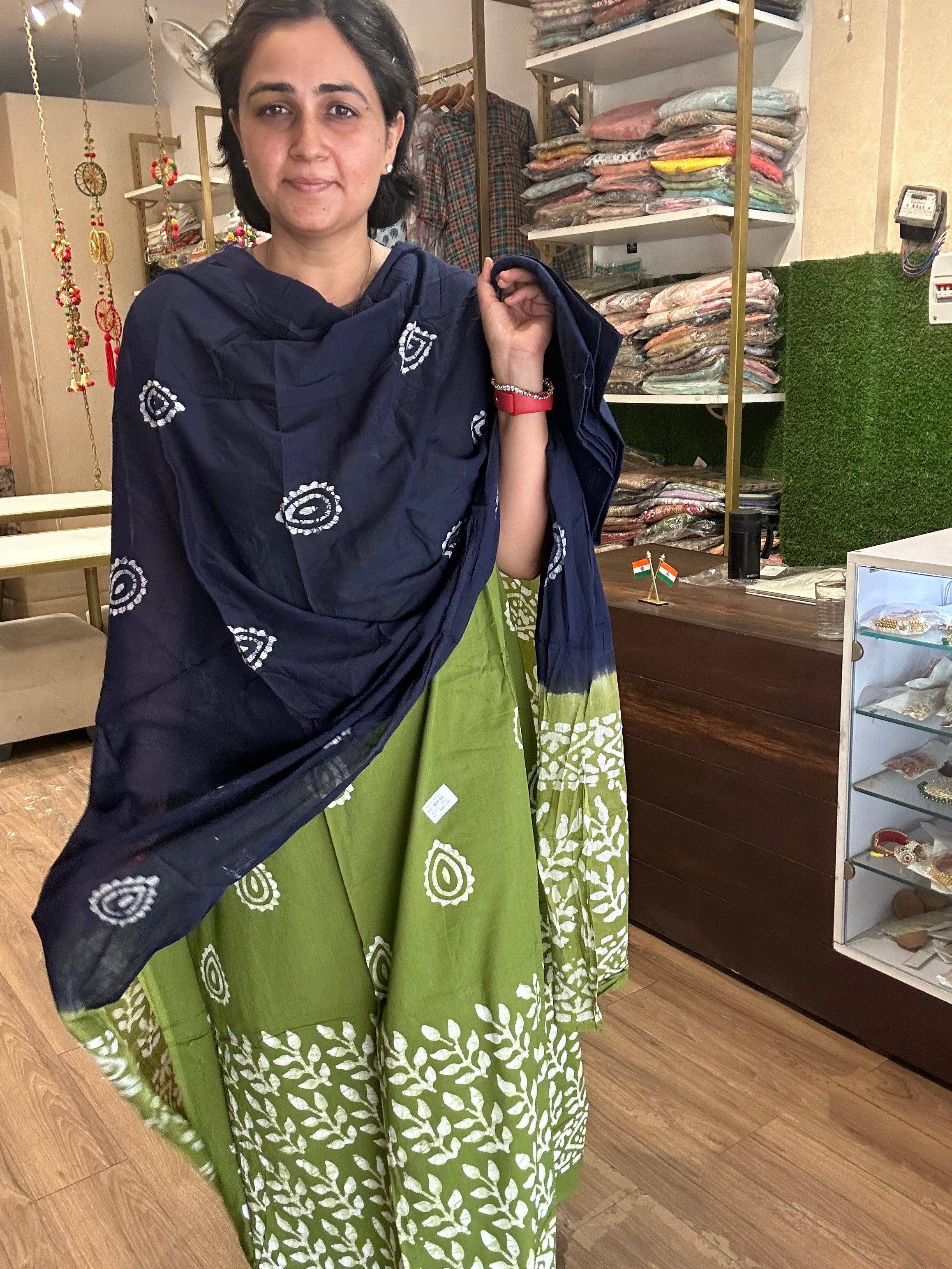 Bagru Print Cotton Suit