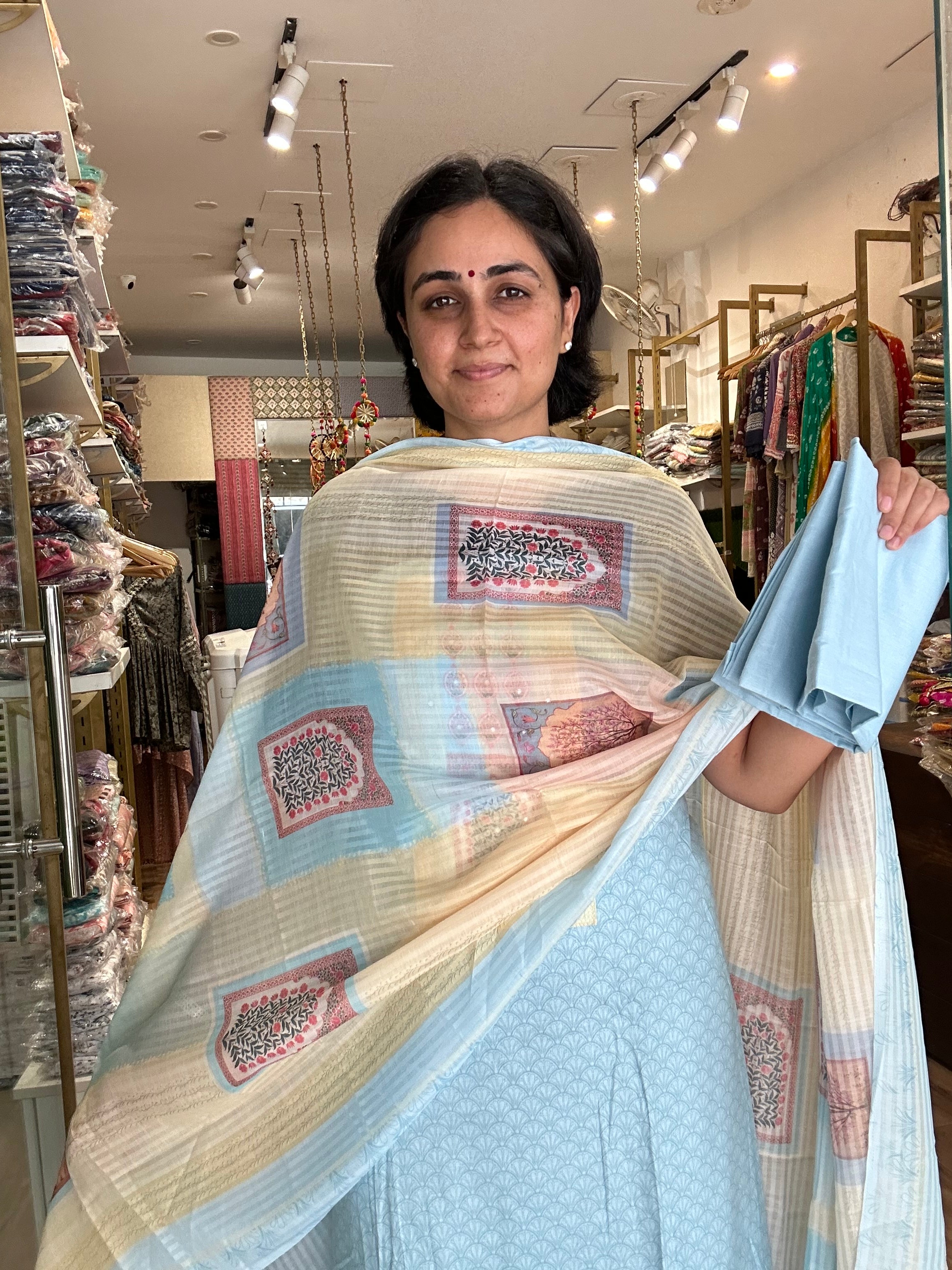 Pure cotton suit set