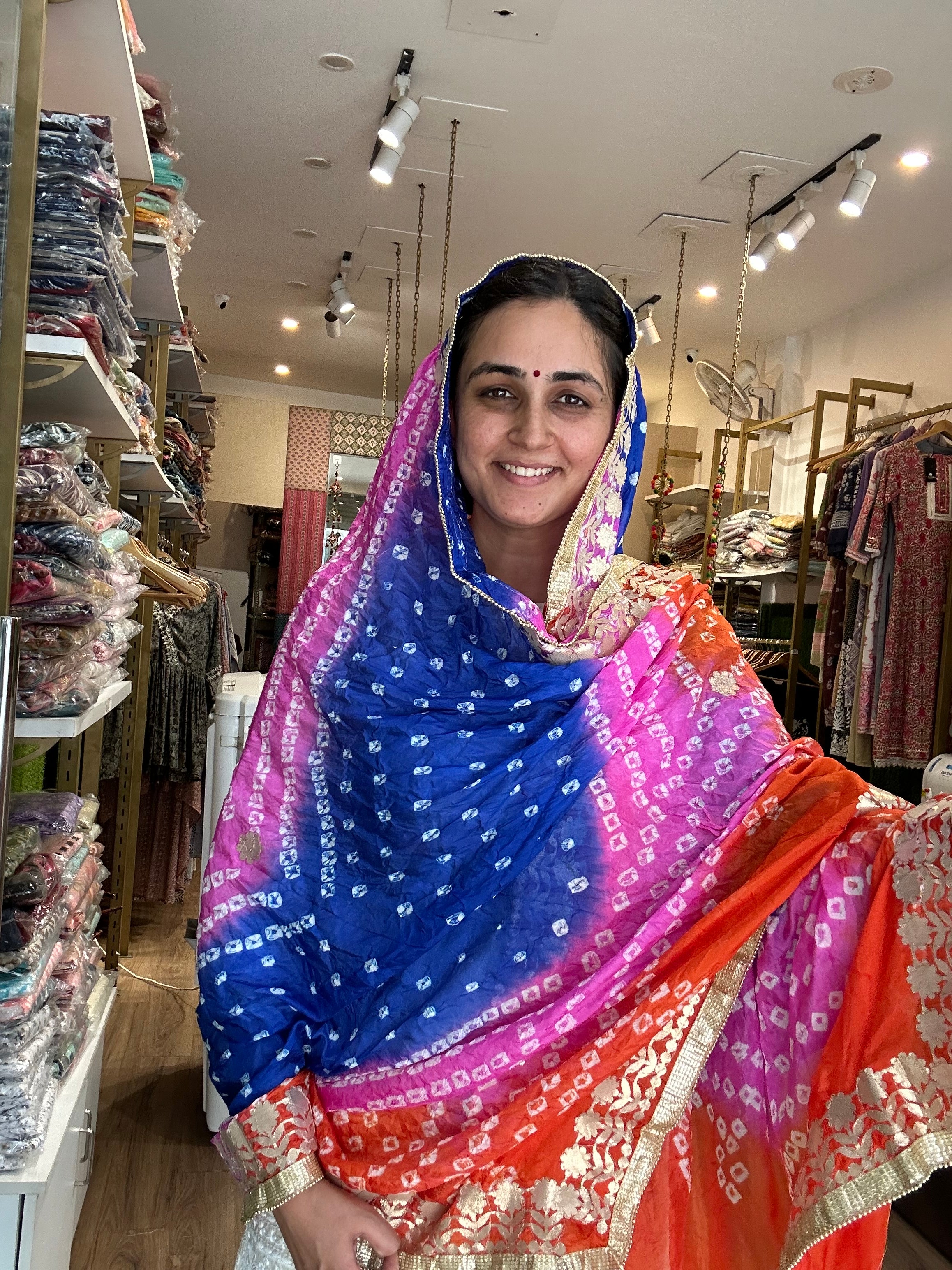 Bandhini Silk dupatta