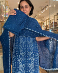 Elegant Embroidered Suit Set with Beaded Detailing