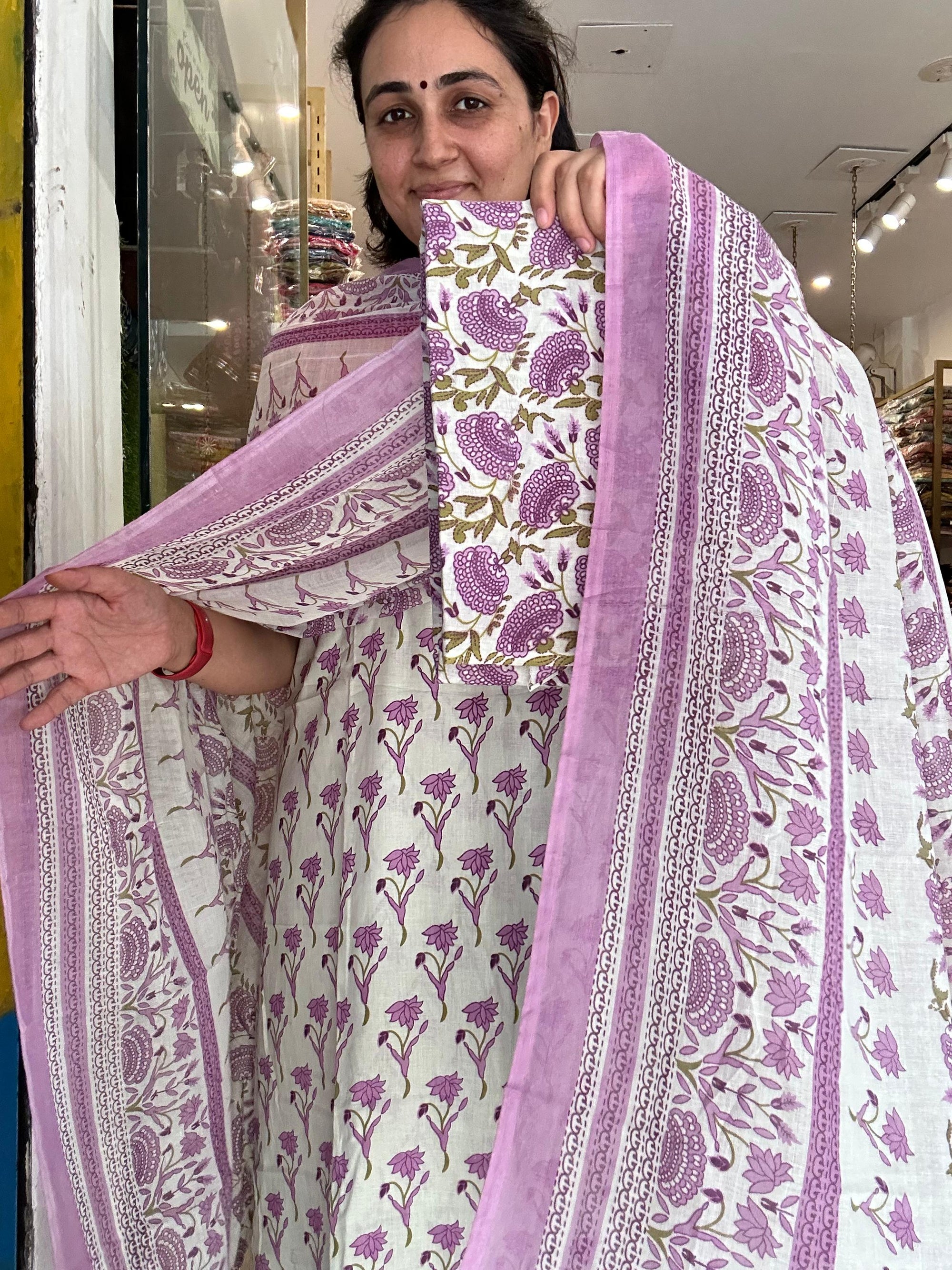 Summer Bloom Pure Cotton Suit Set