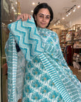 Elegant Handblock Printed Cotton Suit Set