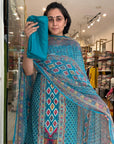 Vibrant Paisley Print Suit Set with Intricate Patterns
