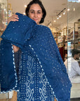 Elegant Embroidered Suit Set with Beaded Detailing