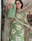 Soft Floral Print Suit Set with Elegant Dupatta
