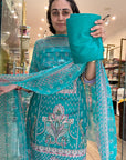 Elegant Paisley Print Kurta Set