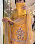 Elegant Paisley Print Kurta Set