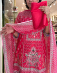 Elegant Paisley Print Kurta Set