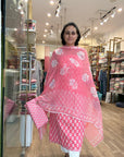 Elegant Floral Printed Kurta Set
