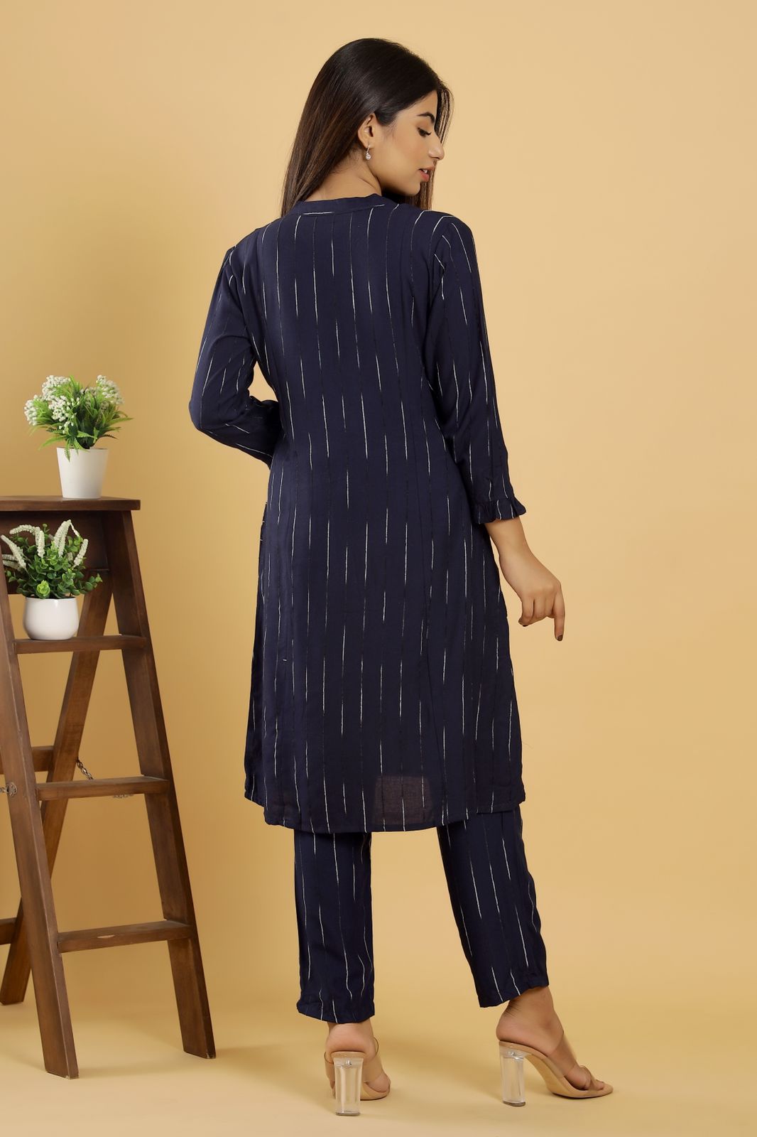 Pastel Panorama - Sky Blue, Green, and Navy Coordinated Set by Vastra by Monty