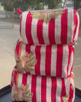 Handblocked-quilted Cotton Pouch Set OF 3